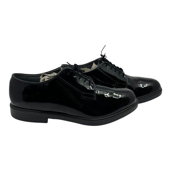 Bates Mens High Gloss Durashocks Uniform Oxford Shoe 10D (M) US E00111 NEW - Picture 2 of 14